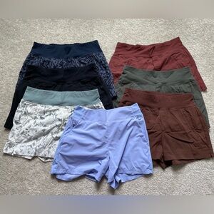 Athleta Trekkie/ Brooklyn Shorts Bundle